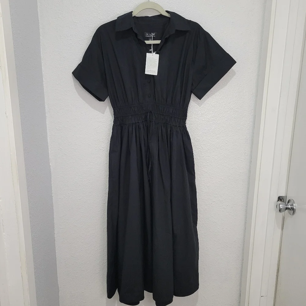 J. Crew Elena Midi Shirt Dress BY832 NWT_4